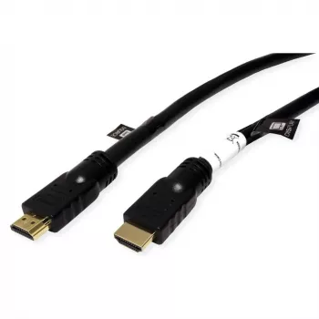 ROTRONIC-SECOMP Roline - Ultra High Speed - cavo HDMI con Ethernet - HDMI maschio a HDMI maschio - 20 m - schermato - nero - attivo, 2160p-Unt