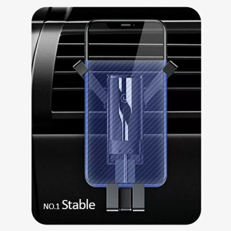 Supporto auto per cellulare USAMS 4,7-7 pollici universale supporto smartphone in auto a gravità supporto con clip per bocchetta GPS per iPhone Xiaomi Samsung