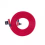 Sbox USB->Micro USB 90 M/M 1,5m USB-MICRO-90R rosso fragola
