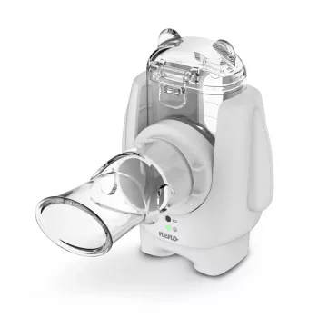 Nebulizzatore ultrasuonico portatile neno Atemo 36 / 5 000 — a batteria/USB, per bambini, con boccaglio e maschera per bambini