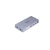 Switch KVM Unitek V307A USB HDMI 2 porte 4K Ultra HD 3840x2160@60 Hz HDCP 2.2, case in metallo, grigio