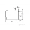 Forno elettrico da incasso Bosch HBG537FB4 con capacità 71 L, aria calda 4D, EcoClean, grill, termometro