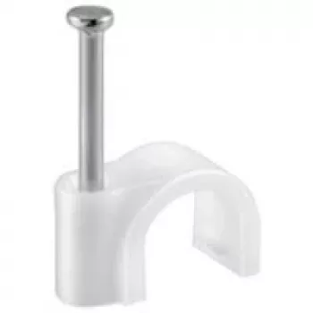 Fascetta fermacavo, bianco - diametro massimo cavo 14,0 mm