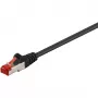 Cavo di rete Goobay 68693 RJ-45 Cat6 1 m nero