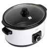 Adler AD 6413r Slow Cooker, 5,8L, bianco
