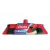 Scopa per interni VILEDA 151221 con testa in gomma, setole morbide/dure, rossa, larghezza confezione 340 mm