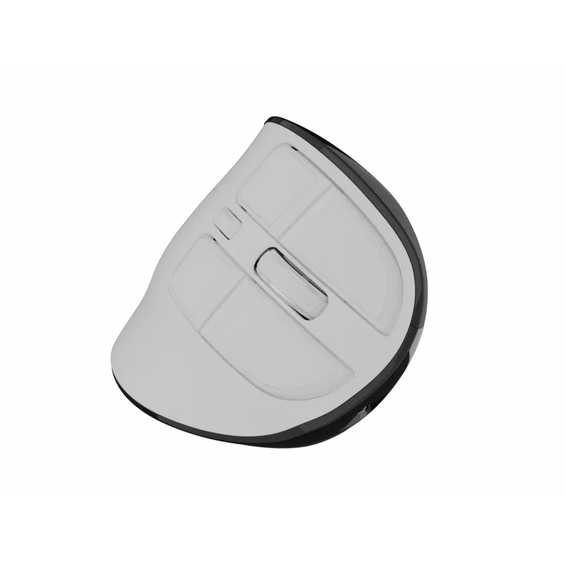Mouse verticale wireless NATEC Euphoniе Pro Bluetooth 5.0, 4000 DPI, programmabile, silenzioso, bianco