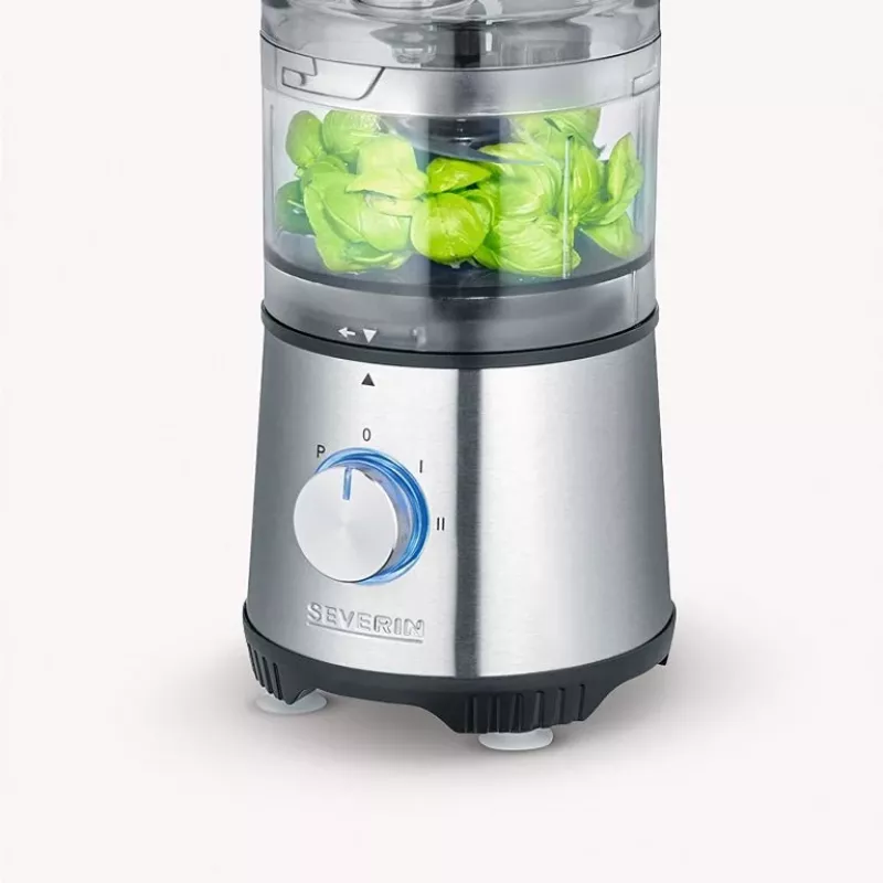 Tritatutto elettrico Severin KM 3865 0,5 L 400 W nero acciaio inox