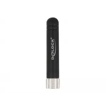 Antenna WLAN 802.11 b/g/n Delock connettore maschio RP-SMA 1,7 - 3,7 dBi nero