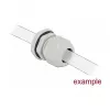 Pressacavo DeLOCK 60195 grigio plastica 10 pz.