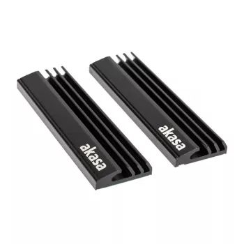 Dissipatore/radiatore per SSD Akasa A-M2HS01-KT02 per sistema di raffreddamento PC nero 1 - 2 (A-M2HS01-KT02)