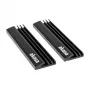 Dissipatore/radiatore per SSD Akasa A-M2HS01-KT02 per sistema di raffreddamento PC nero 1 - 2 (A-M2HS01-KT02)