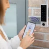 Qoltec 52448 serratura a codice TITAN con lettore di impronte digitali | RFID | BT 4.0 | codice | carta | portachiavi | campanello | IP68 | EM