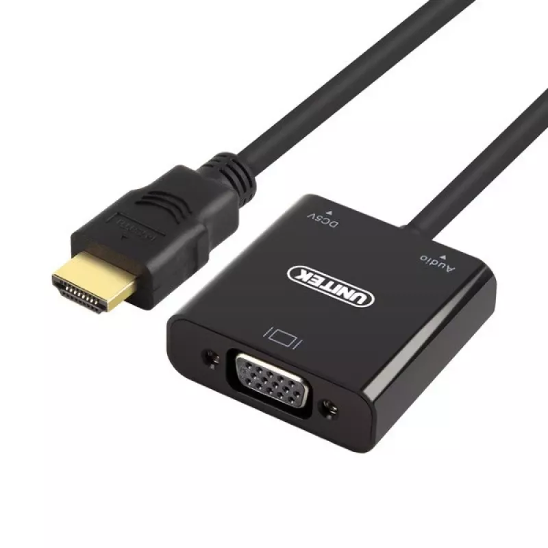 UNITEK Y-6333 schede di interfaccia/adattatore 3,5 mm, VGA