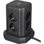 Torre multipresa Brennenstuhl 1153560010 — 8 prese, 2×USB-A, 1×USB-C, nero