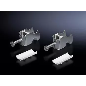 Fermacavo Rittal DK 7078.000 — acciaio inox, Ø fascio max. 1,8 cm