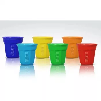 Bialetti BICCHIERINI Tazze multicolore caffè 6 pz.