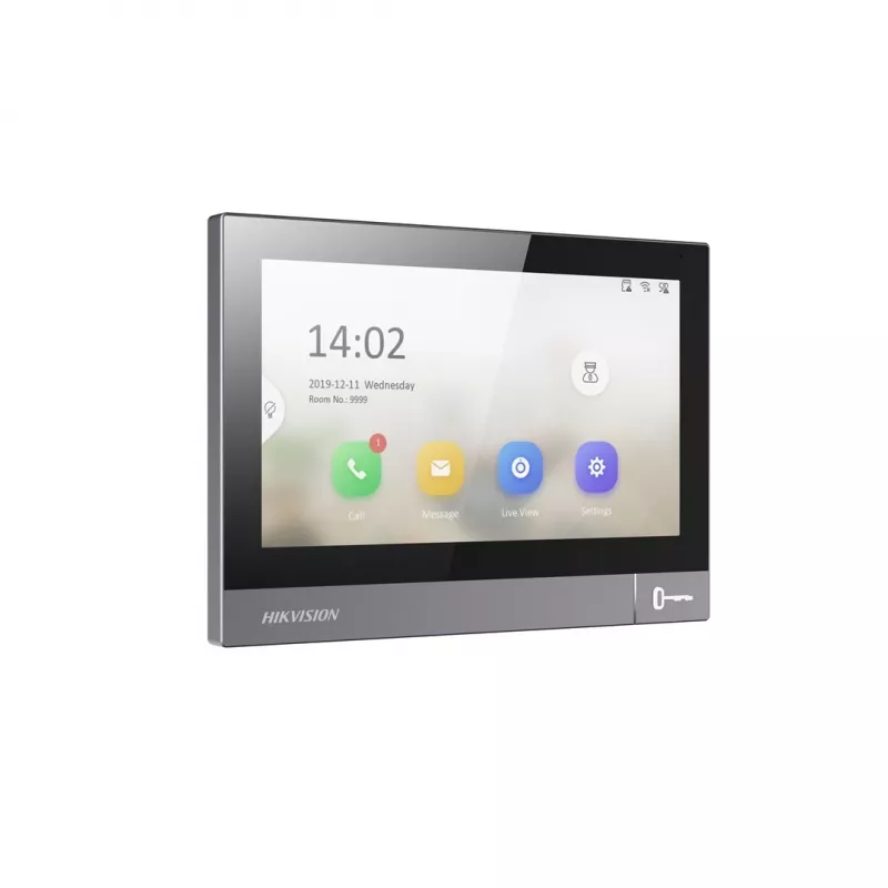 Videocitofono interno Hikvision DS-KH8381-WTE1 7 pollici 1024x600, PoE, Wi‑Fi, MicroSD