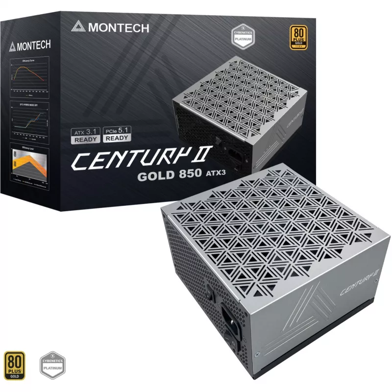 Alimentatore | MONTECH | CENTURY II | ATX | 850 W | CENTURYII850