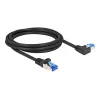 Cavo di rete DeLOCK RJ45 Cat.6A S/FTP 2 m nero