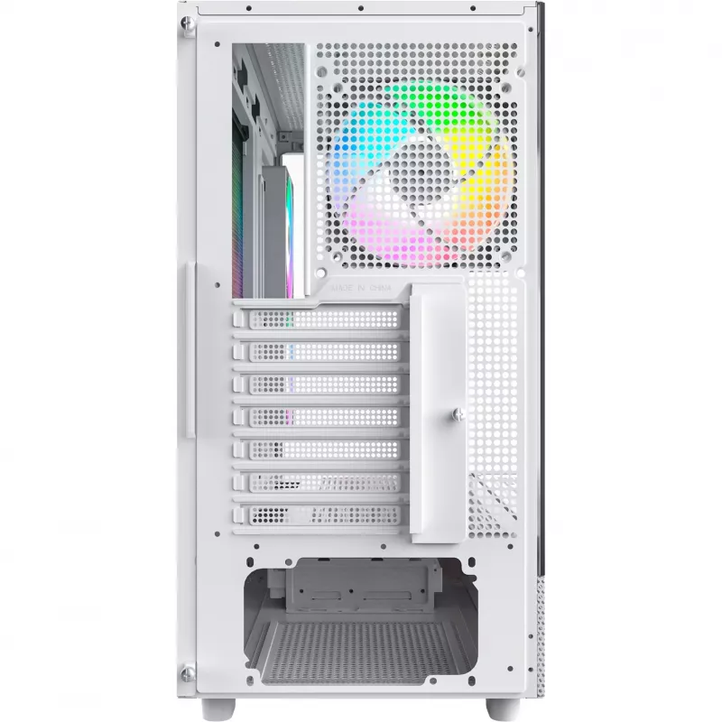 Montech XR Midi-Tower, Tempered Glass – bianco
