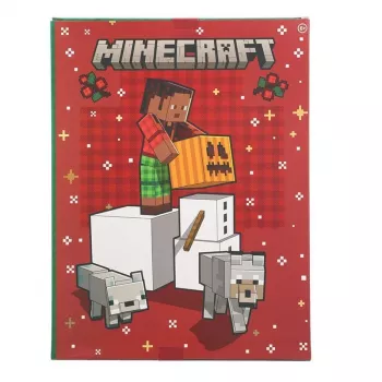 Calendario dell'avvento Paladone Minecraft cancelleria 24 giorni – set di cancelleria con 24 articoli a sorpresa