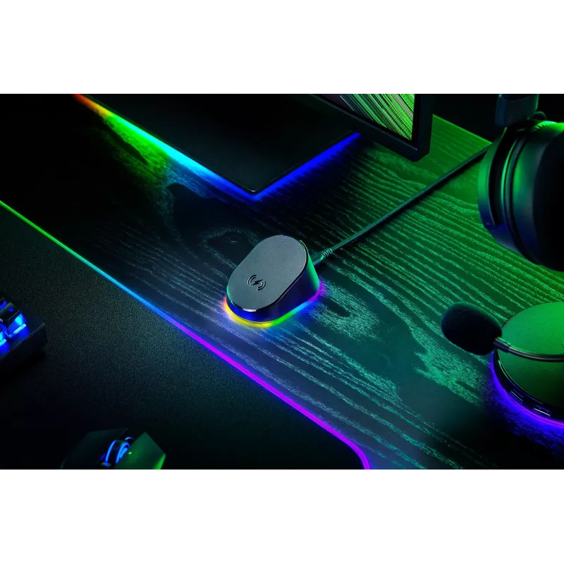 Razer Mouse Dock Pro con caricatore wireless puck