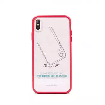Custodia protettiva antiurto Devia per iPhone XS Max 6,5, rosso, protezione antishock