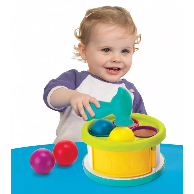 Gioco martello a palline B-kids 1164883N con palline colorate e suoni musicali