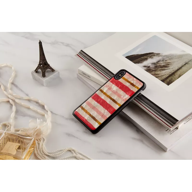 Custodia per cellulare iKins per iPhone XS Max — nero, design Shortcake