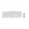 Tastiera CHERRY Stream Desktop Recharge mouse inclusi universale RF wireless QWERTZ tedesco grigio