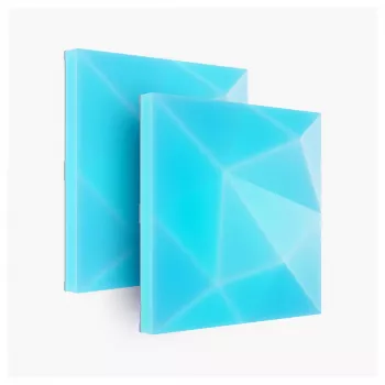 Pannello LED Nanoleaf N8100E00-2TBS — quadrato RGB, alimentato DC, confezione da 2
