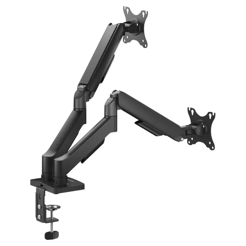 Savio UM-04 supporto da scrivania per monitor a doppia molla 17