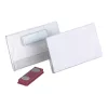 Durable targhetta portanome magnetica 40 x 75 mm