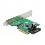 Scheda DeLOCK PCI Express x4 su 1 x connettore femmina interno USB 3.2 Gen 2 Key B 20 pin