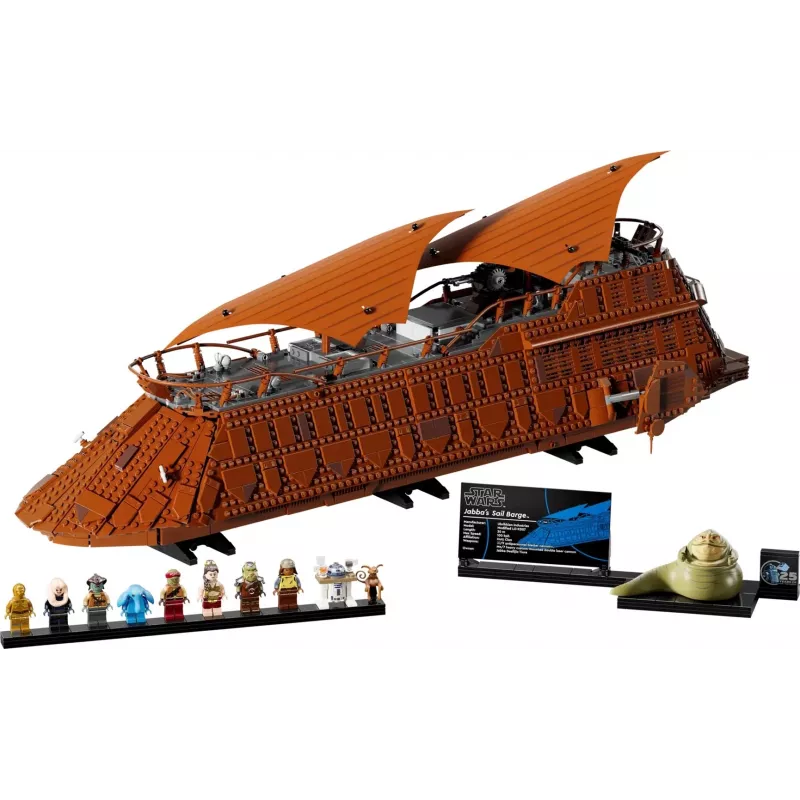 LEGO Star Wars set Jabba's Barge 75397 – 3943 pezzi, 11 minifigure, età 18+