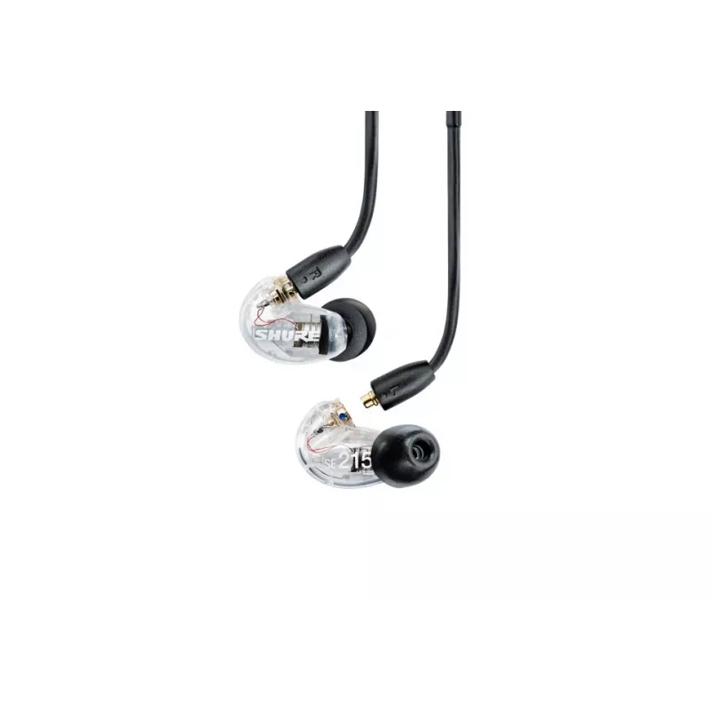 Shure AONIC 215 - Cuffie in-ear con driver singolo e cavo da 3,5 mm (trasparente)