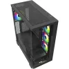 ELITE SHARK CA500, case tower nero, 2x vetro temperato