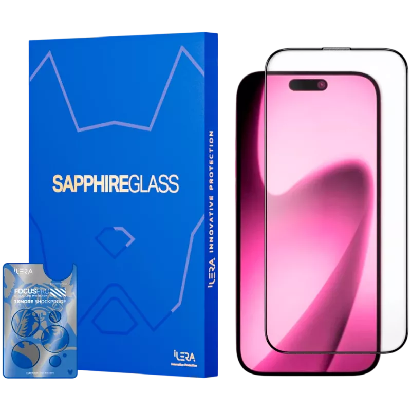 iLera Sapphire Ultra Glass 2.0 per iPhone 17 Air