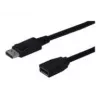Digitus ASSMANN - Cavo di prolunga DisplayPort - DisplayPort (M) - DisplayPort (F) - 2 m (DisplayPort 1.2) - stampato - nero (AK-340200-020-S)