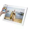 Denver PFF-1515W cornice digitale bianco 39,6 cm (15,6 pollici) touchscreen Wi-Fi