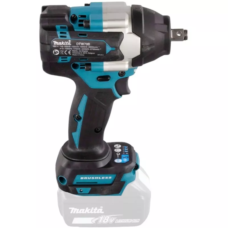 Makita DTW700Z avvitatore a impulsi 1/2 2200 giri/min 700 N⋅m verde