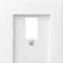 Placca da parete / copertura interruttore Gira 027603, bianco, design convenzionale, monoblocco