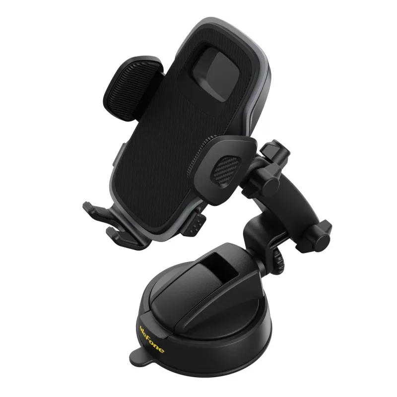 Supporto per smartphone e tablet da auto UleFone Armor Mount UAN15, supporto regolabile per cruscotto o parabrezza