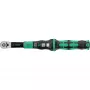 Chiave dinamometrica con quadro passante Click-Torque Lock A 6 R/L nero/verde, attacco 1/4 porta punte, da 2,5 a 25 Nm