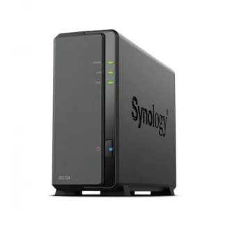 Synology DiskStation DS124 NAS/server di storage desktop Ethernet LAN nero RTD1619B