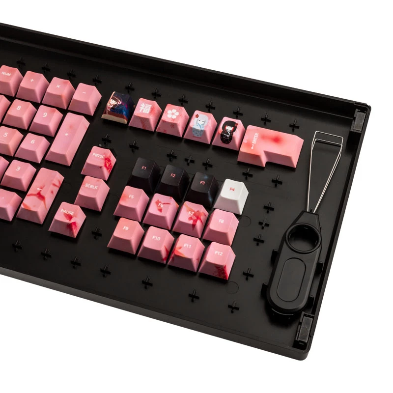 Set di keycap Traitors ZASHIKI WARASHI (layout UK) – tasti di ricambio dal design artigianale