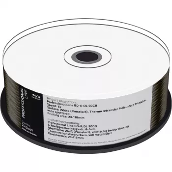 BD-R DL MediaRange 50GB confezione da 25
