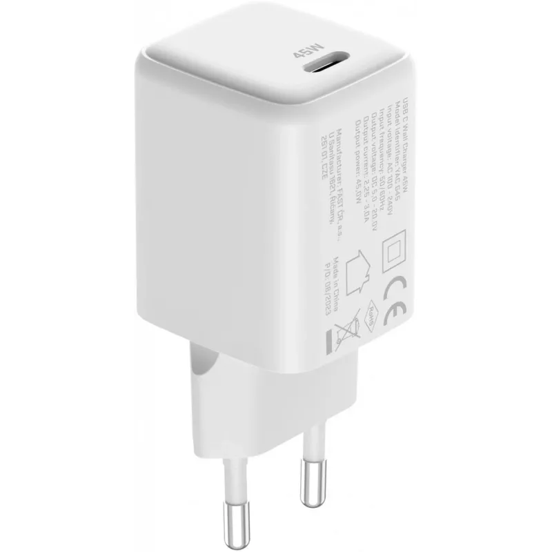 Caricabatterie USB-C YENKEE G45 VOLT 45W Power Delivery 3.0, uscita 3A