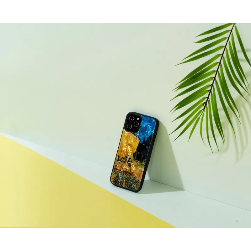 Custodia iKins per Apple iPhone 12 Pro Max — nero Cafe Terrace